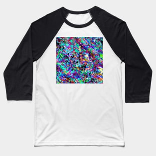 colour chaos pattern Baseball T-Shirt